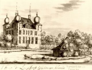 Huis Landfort in 1720