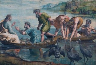 Jezus bij het meer van Galilea - Raphael