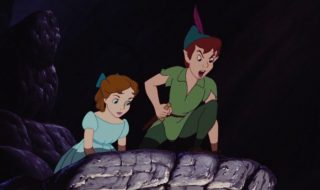 Peter Pan en Wendy (Still uit de film uit 1953)