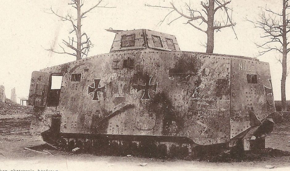 A7V Sturmpanzerwagen - Tank die Duitsland tijdens de Eerste Wereldoorlog gebruikten