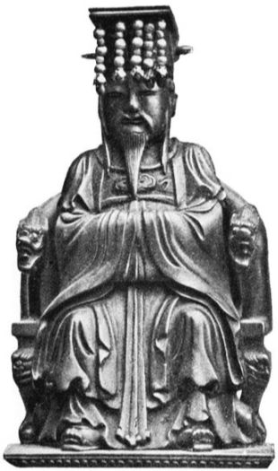 Bronzen beeld van Confucius