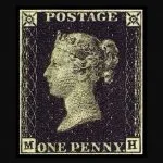 De Penny Black, de allereerste postzegel