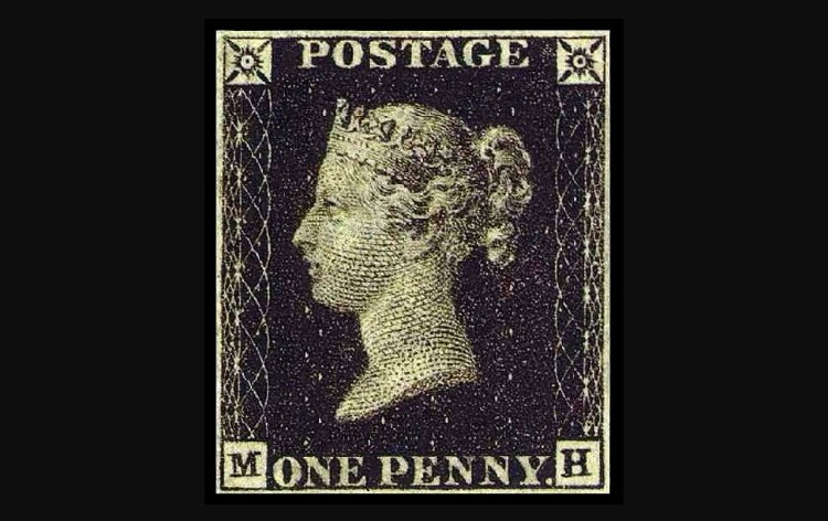 De Penny Black, de allereerste postzegel