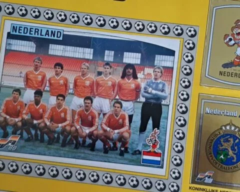 Nederlands elftal in het Panini-album van 1988