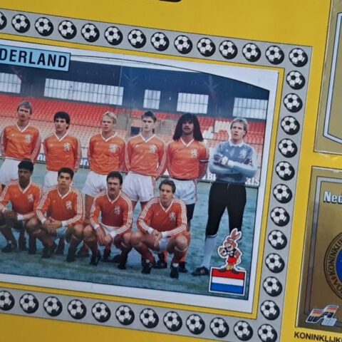 Nederlands elftal in het Panini-album van 1988