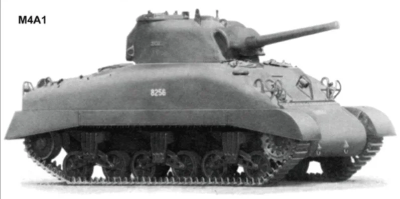 M4 Sherman (Publiek Domein - wiki - U.S. War Department)