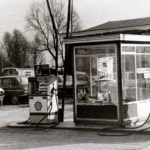 Oliecrisis van 1973 - Shelltankstation in de jaren 70 (cc - wiki - Juvarra)