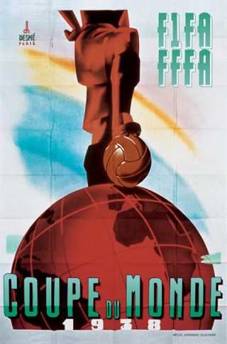 Poster van het WK 1938 - wiki