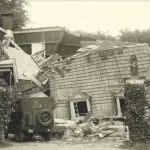 Opgeblazen bouwhuis op De Wiersse - Foto: Omkijkpunt.nl.