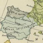 Koninkrijk Asturië in 814 (Publiek Domein - wiki)