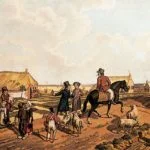 Gezicht op Willemsoord, getekend door H.P. Oosterhuis. Afbeeldingen uit: Zomer van 1823