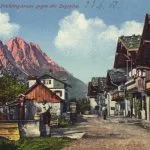 Garmisch-Partenkirchen op een ansichtkaart uit 1912