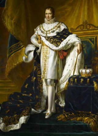 Jozef Bonaparte als koning van Spanje, geschilderd door François Gérard (Publiek Domein - wiki) 