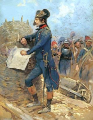 Napoleon bij Toulon, Édouard Detaille (Publiek Domein - wiki)