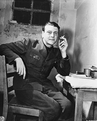 Otto Skorzeny in gevangenschap, november 1945 (Publiek Domein - USHMM)