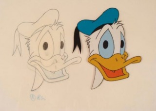 Traditionele animatie van Donald Duck (CC BY-SA 4.0 - wiki - Irenegarcia)