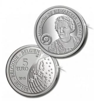 5 euromunt ter ere van Marguerite De Riemaecker-Legot (Euro Coinhouse)