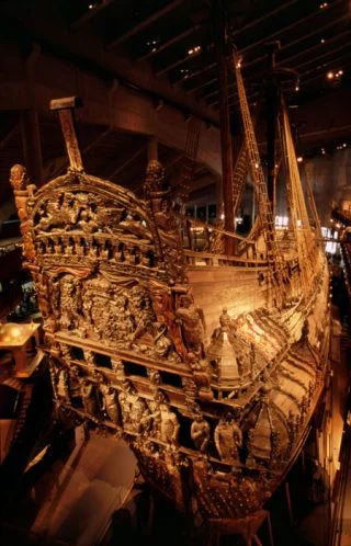 De achtersteven van de Vasa (CC BY 2.0 - Nick Lott - wiki)