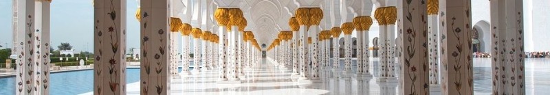 Islam geschiedenis - Moskee in Abu Dhabi (CC0 - Pixabay - jpeter2)