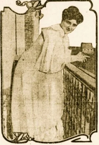 Blanche Delacroix rond 1909 (Publiek Domein - wiki)