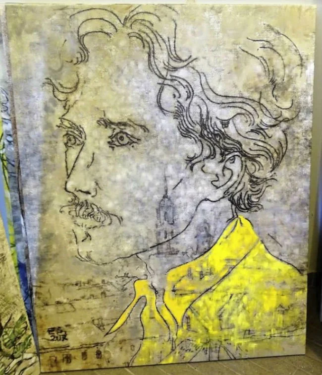 Het portret van Čiurlionis (Foto: Chris Rachel Spatz)