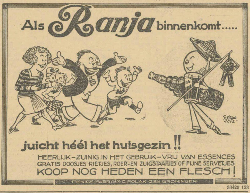 Ranja-reclame in De Maasbode van 19 juli 1928 (Delpher)