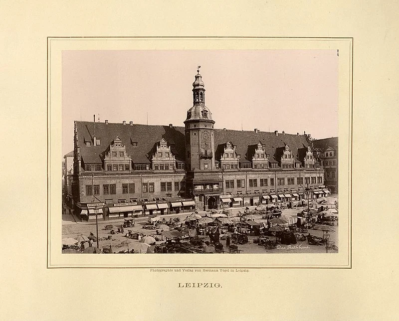 Het raadhuis van Leipzig. CC0 - wiki