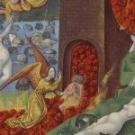 Afbeelding van het vagevuur in de Très Riches Heures du duc de Berry.