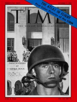 Cover van het magazine TIME (7 oktober 1957)