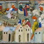 Jaarmarkt in Parijs begin 15e eeuw