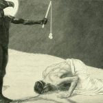 'De Mammon dienen' - Mammon en zijn slaaf, gravure van Johann Jacob Welzer (Publiek Domein - wiki)
