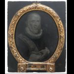 Arnoud van Halen, Portret van Roemer Visscher, 1700-1720, 11 x 9,5 cm, particuliere verzameling