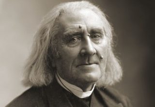 Franz Liszt in maart 1886, vier maanden voor zijn dood, foto van Nadar