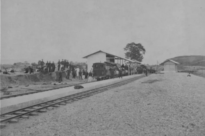 Treinstation in Atjeh. (Wikimedia/Collectie Tropenmuseum)