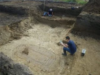 Opgraving in Lent, waarbij het potje werd gevonden - Foto: Gemeente Nijmegen