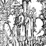 Jan van Essen en Hendrik Voes op de brandstapel (Publiek Domein - Ludwig Rabus)