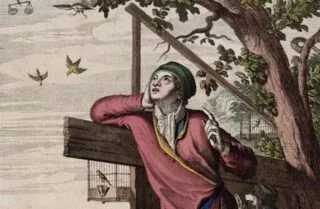 Casper Luyken, September, prent, ca. 1700 (detail)