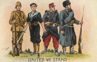 Ansichtkaart uit de Eerste Wereldoorlog
