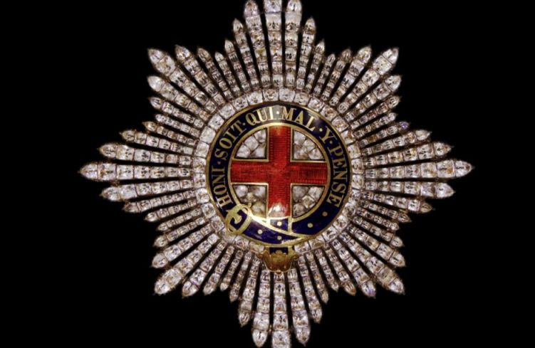 Ster van de Orde van de Kousenband (Publiek Domein - wiki)