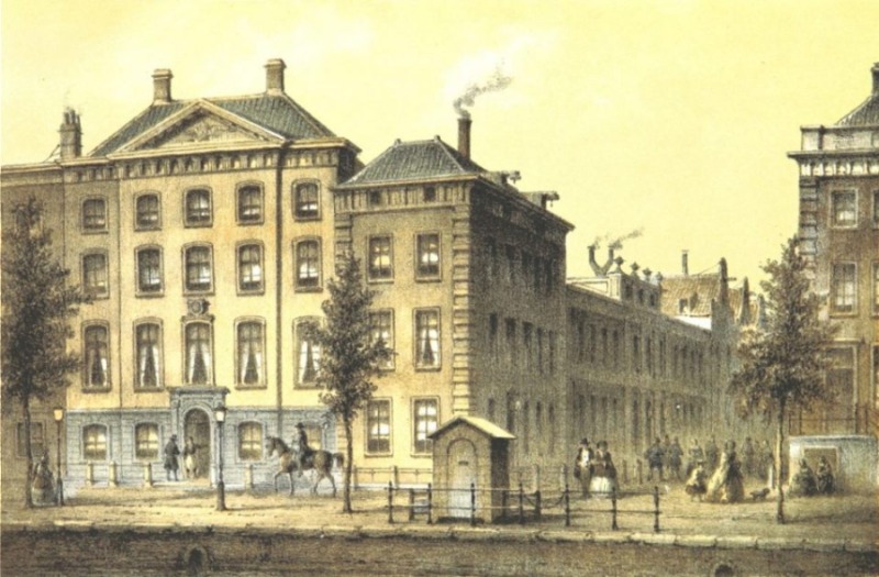 Voormalig hoofdkantoor van de Nederlandsche Handel-Maatschappij  (Amsterdam, 1860), Johannes Jacobus Antonius Hilverdink (Publiek Domein - wiki)