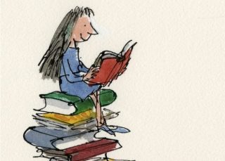 Matilda uit ‘Matilda’ van Roald Dahl © Quentin Blake, 1988