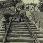Aanleg van de spoorwegaansluiting bij Kamp Westerbork (Publiek Domein - Rudolf Breslauer - wiki)