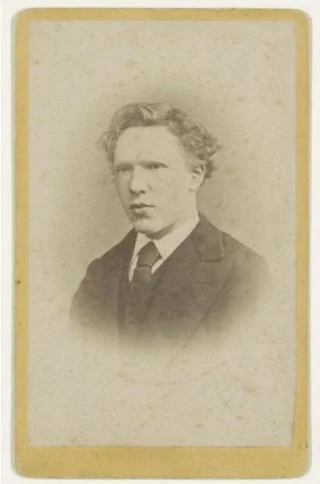 Portret van Vincent van Gogh uit 1872 (Publiek Domein - Jacobus Marinus Wilhelmus de Louw - wiki)