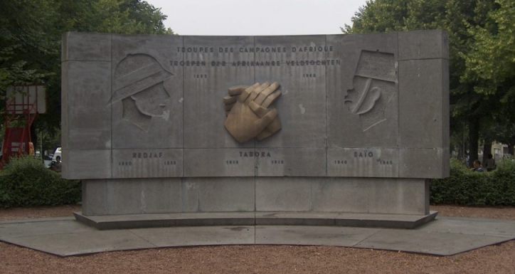 Monument voor de Troepen der Afrikaanse Veldtochten in Schaarbeek (Publiek Domein - wiki)