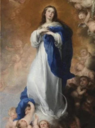 Maria, de onbevlekt ontvangene, 1678, Murillo (Prado Madrid - wiki)