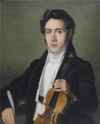 Portret van de jonge Paganini