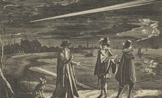 De verschijning van een komeet in november 1618, François Schillemans (verworpen toeschrijving), naar Adriaen Pietersz. van de Venne, 1618 - 1619
