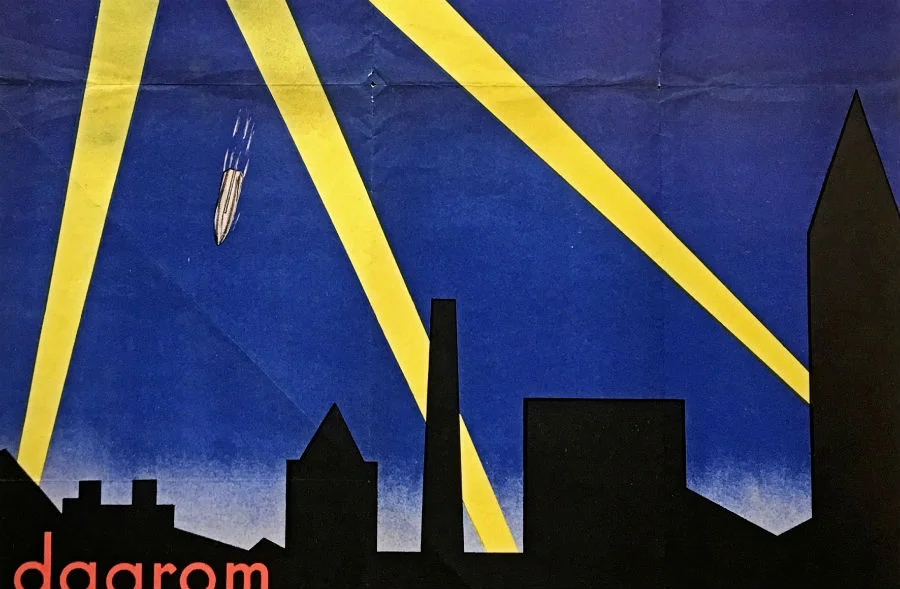 Detail van een Duitse propagandaposter (collectie Stichting OorlogsVerzetsmuseum Rotterdam)