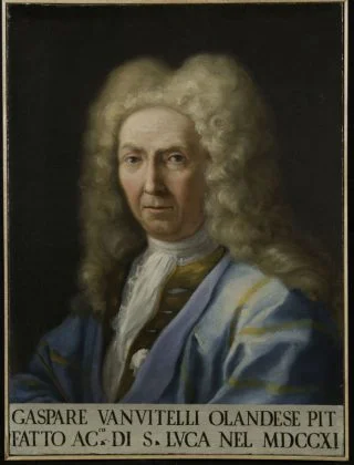 Luigi Vanvitelli, Portret van Caspar van Wittel, ca. 1725, olieverf op doek, 66,6 x 49,8 cm, 455, Courtesy Accademia Nazionale di San Luca, Rome