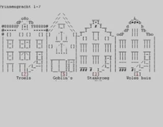 Huisjes in De Digitale Stad (Collectie AmsterdamMuseum)